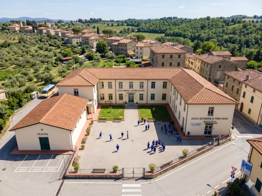 Corsi Personale ATA riconosciuti dal MIM: scuola vista dall'alto