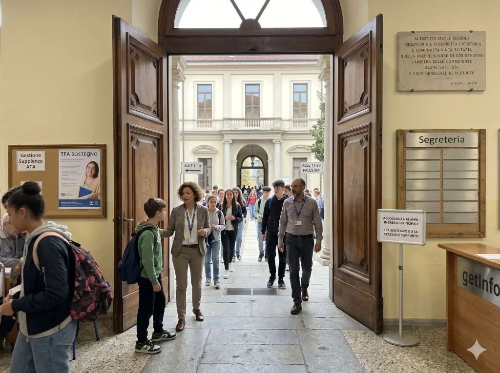 Supplenze ATA: docenti e alunni entrano a scuola
