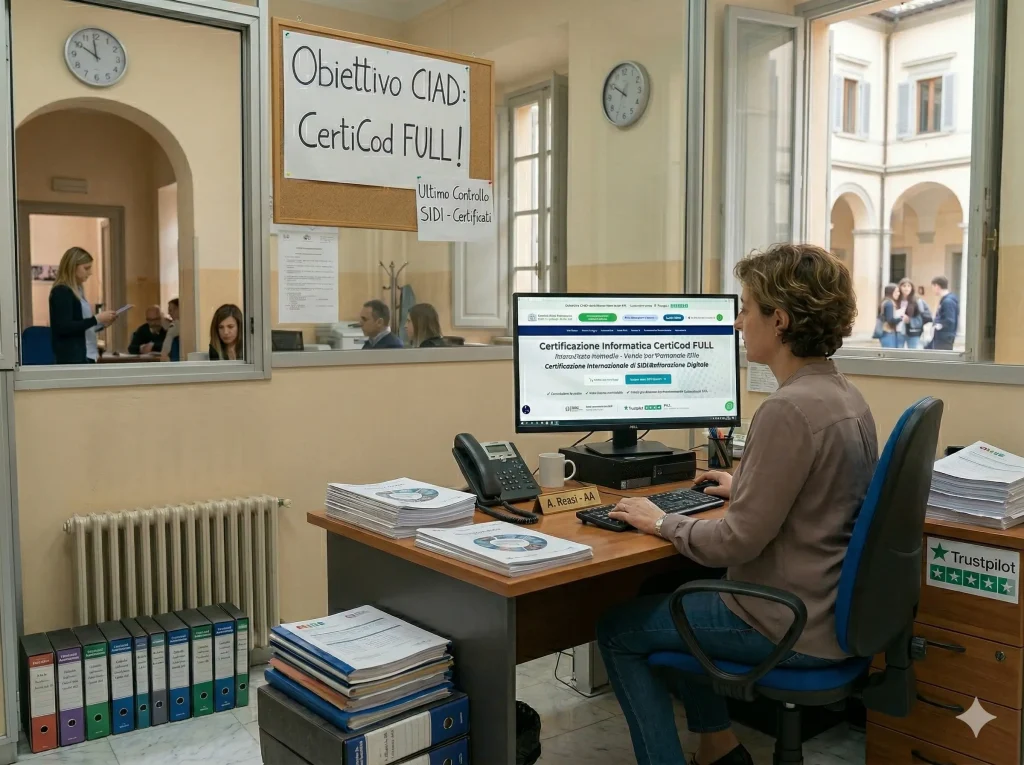 Certificazione Internazionale di Alfabetizzazione Digitale: aspirante ATA consulta il sito di CertiCod FULL