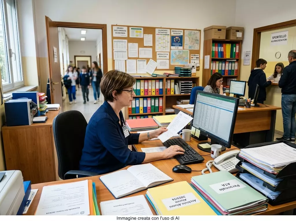 Assistente Amministrativo ATA a lavoro