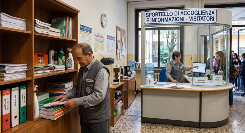 Graduatorie ATA terza fascia: Collaboratori scolastici al lavoro