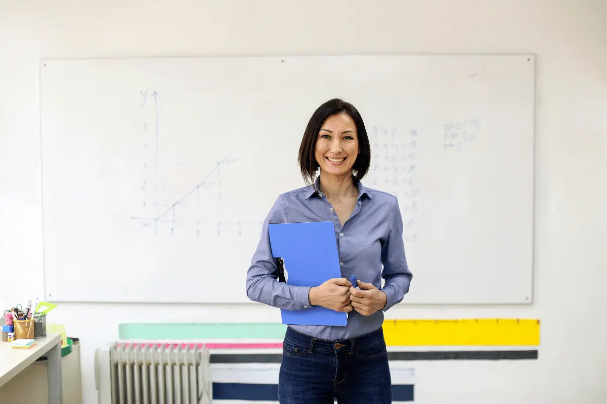 Docente specializzata all'estero a lavoro