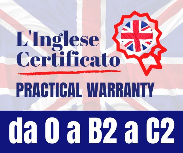 Banner promozionale del percorso "L'Inglese Certificato", che ti permette di ottenere una certificazione inglese da b2 a c2, anche partendo da zero