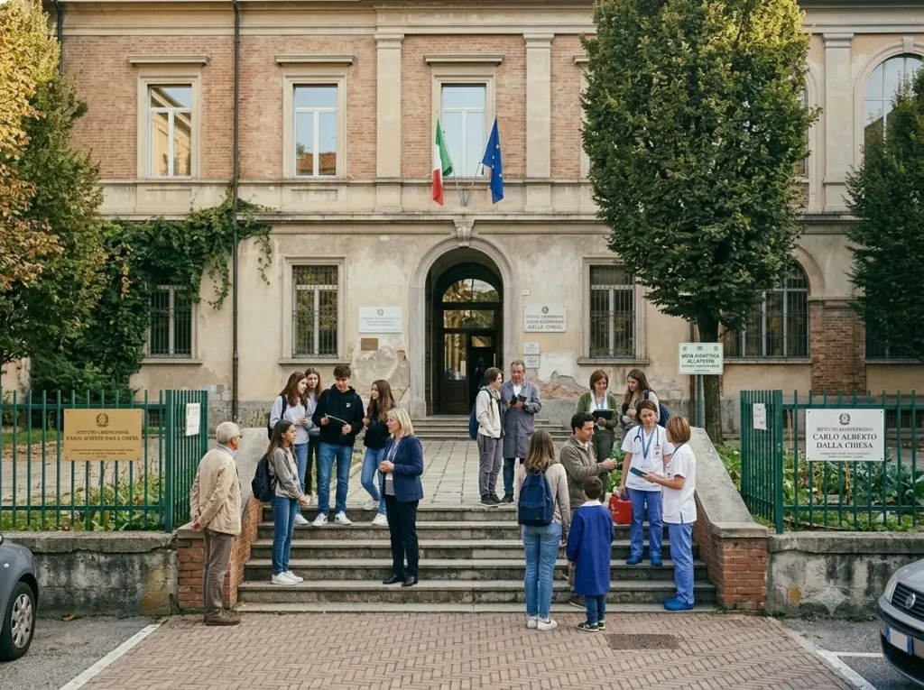 Differenza tra OPI e OSA: studenti e docenti davanti ad una scuola
