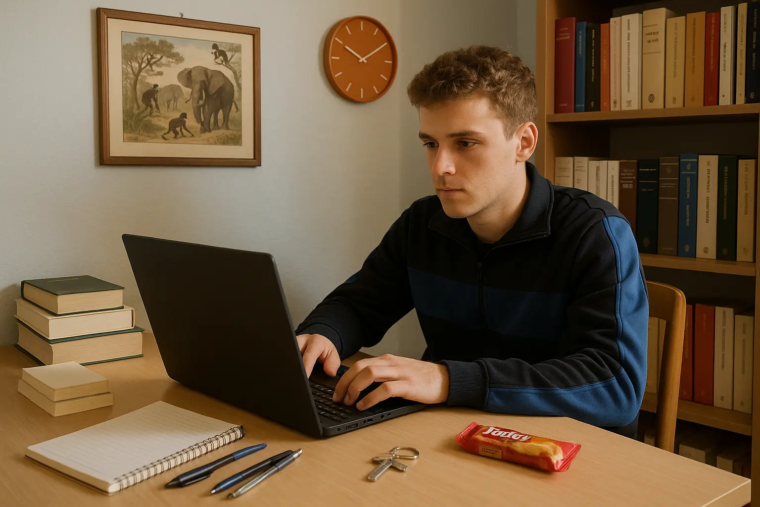 aspirante ATA studia per conseguire la Certificazione informatica