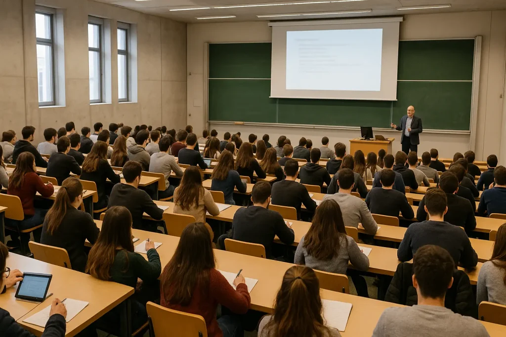 aula universitaria piena di docenti per i percorsi 30 CFU