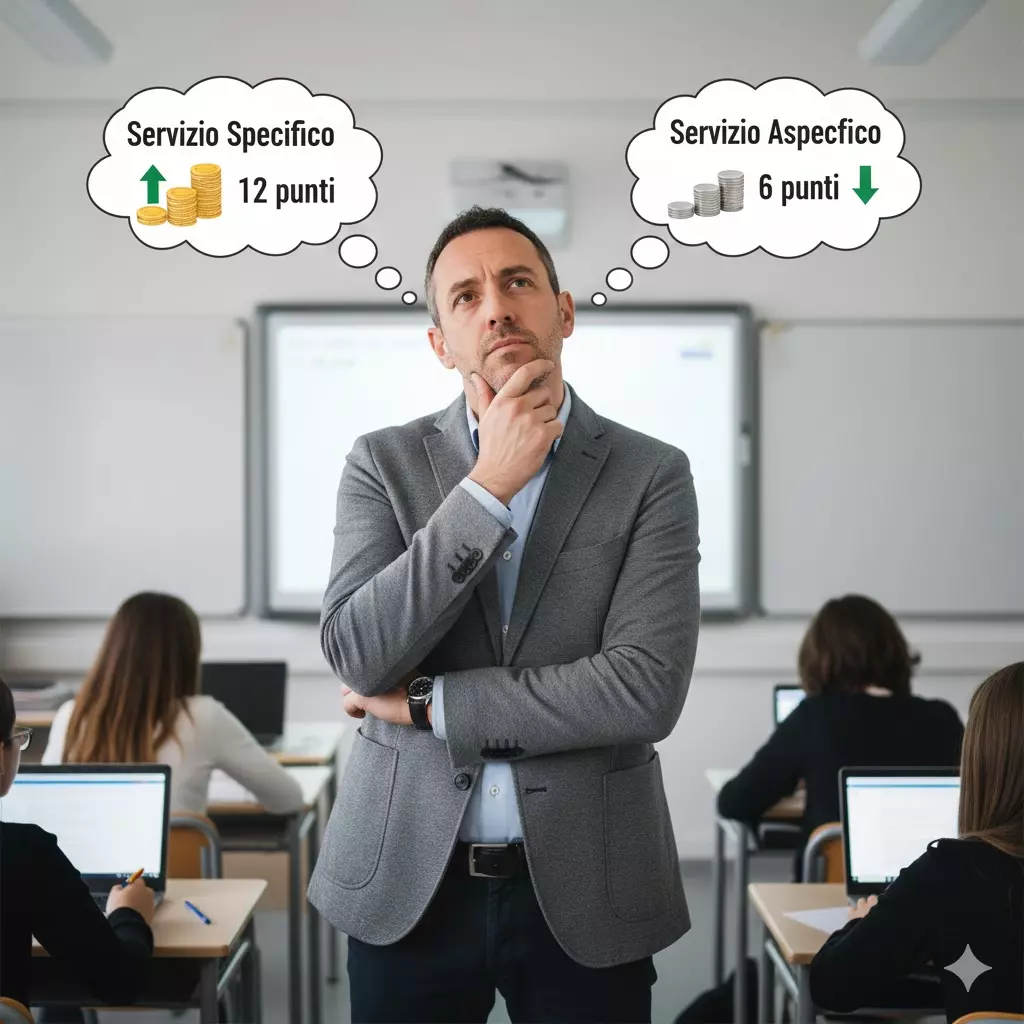 Valutazione dei titoli di servizio nelle GPS 2026