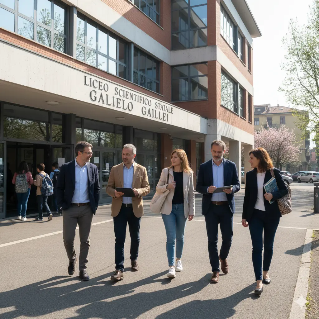 Guida Uil alle GPS 2026: docenti davanti ad una scuola