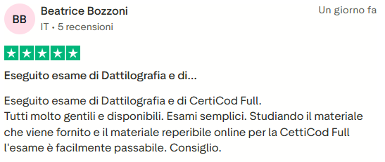 Recensione studente 5