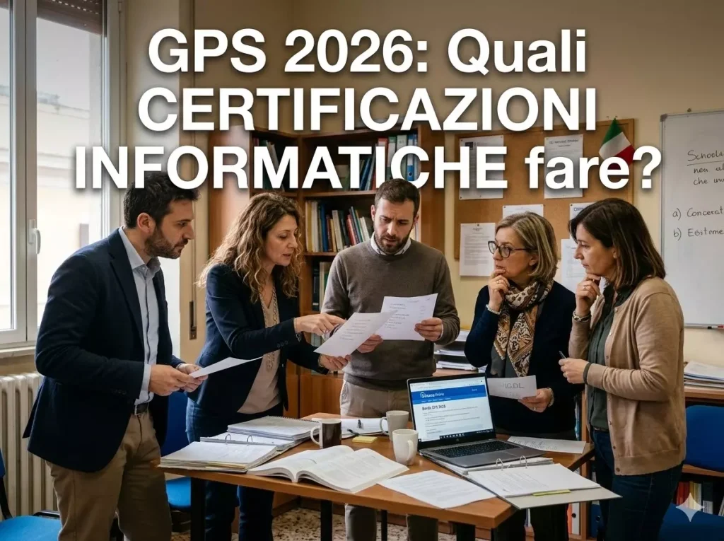 Certificazioni informatiche GPS 2026