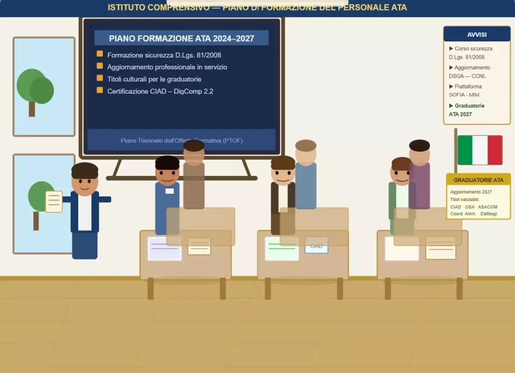 Formazione Personale ATA: infografica riassuntiva