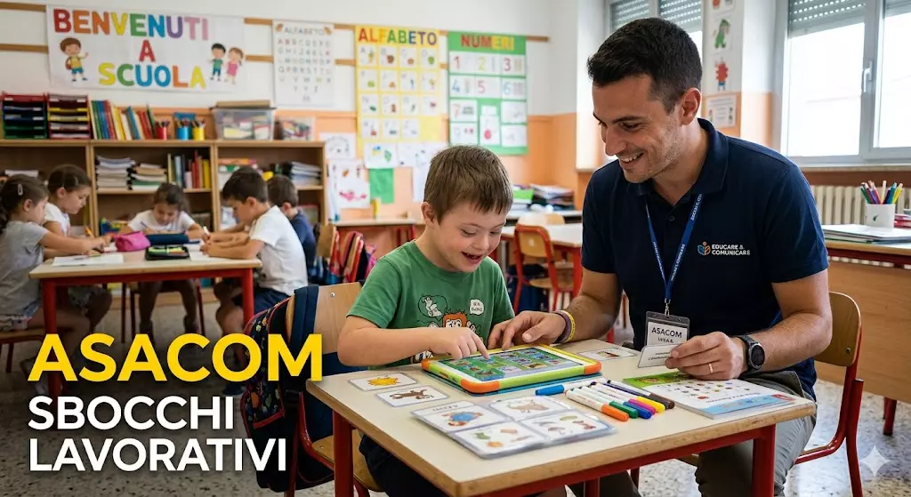 Dove lavora un ASACOM nel 2026? Scuole statali, cooperative sociali, centri diurni, ludoteche, case famiglia e associazioni. Settore pubblico e privato a confronto, con stipendio e consigli per trovare lavoro.