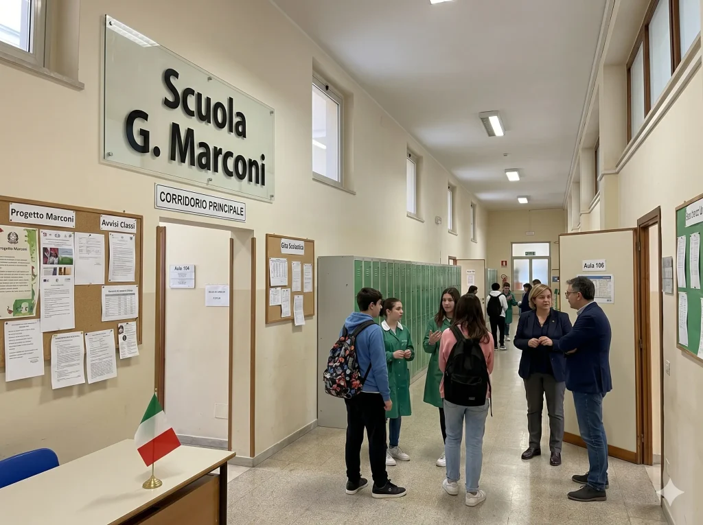 Corsi regionali ATA: docenti e alunni in corridoio