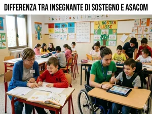 differenza tra insegnante di sostegno e asacom