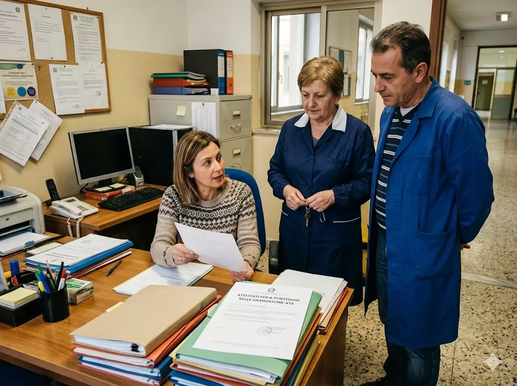 Attestati per il punteggio nelle graduatorie ATA