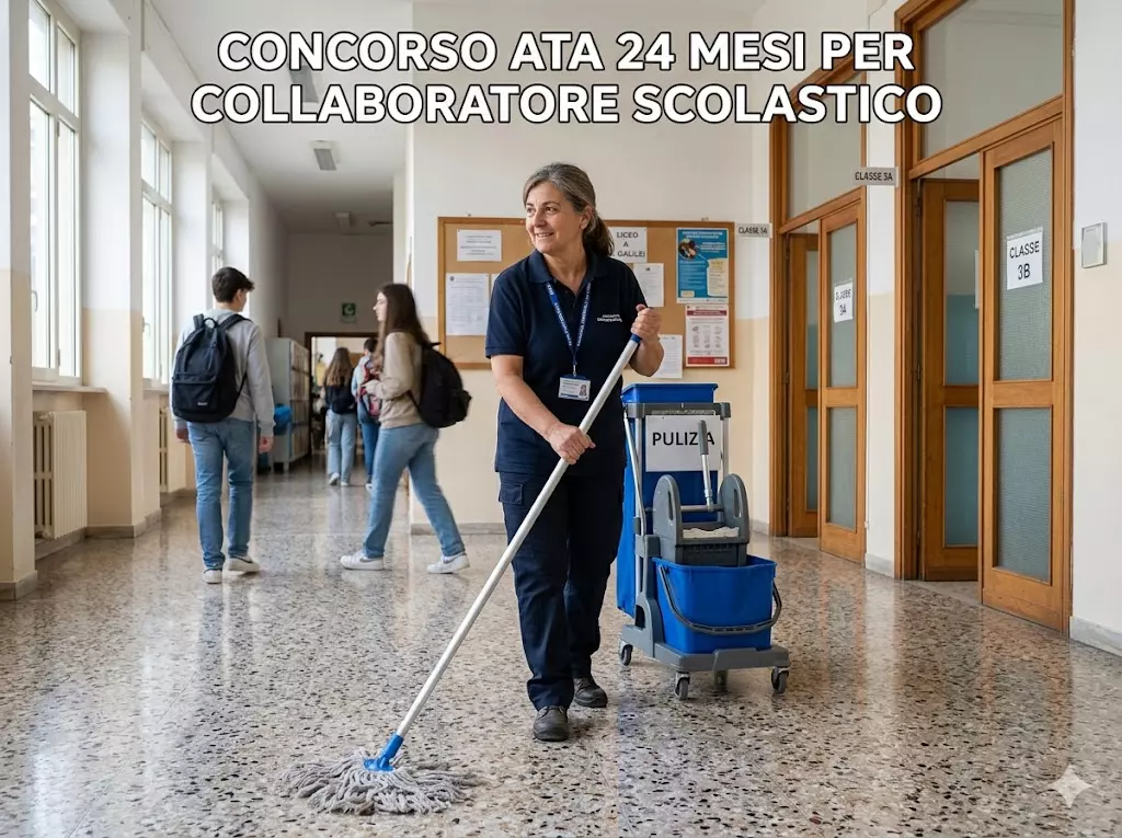 Concorso 24 mesi ATA per Collaboratore Scolastico