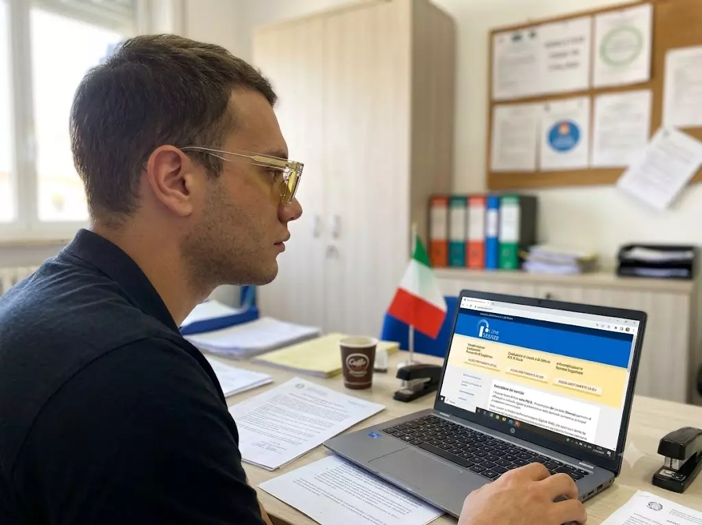 Immissioni in ruolo 2026/27, Fase 2 Scelta della sede: docente davanti al pc