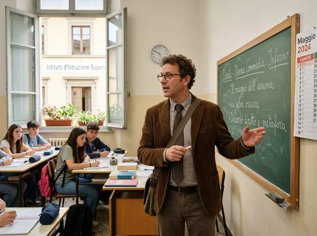 Suddivisione posti docenti 2026-2027: docente durante una lezione