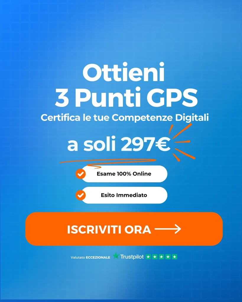 Banner Certificazioni Informatiche GPS
