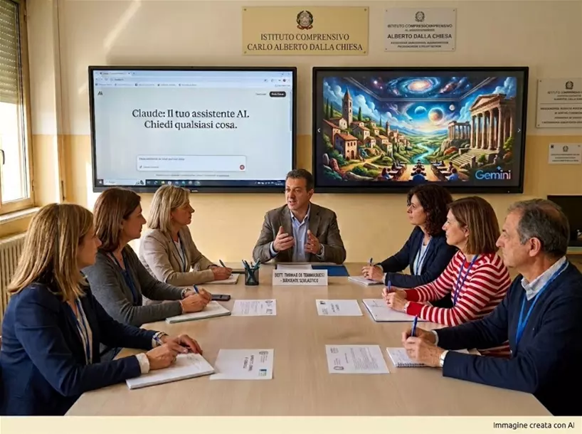 AI Act scuola 2026: riunione tra DS e docenti in merito all'utilizzo dell'AI
