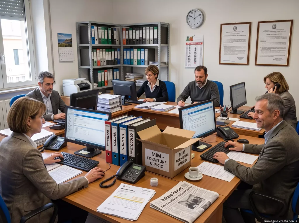 Immissioni-in-ruolo-ATA-2026-2027: personale di segreteria al lavoro