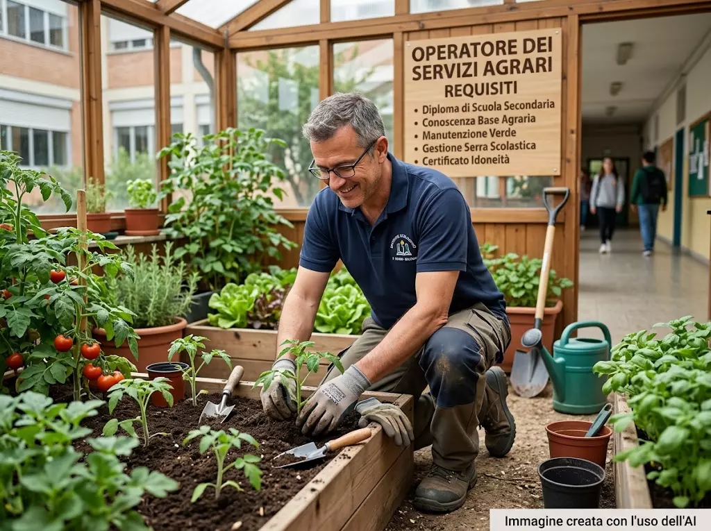 Operatore dei servizi agrari requisiti