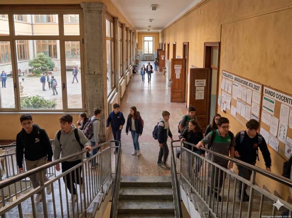 Punteggio ATA: studenti in corridoio