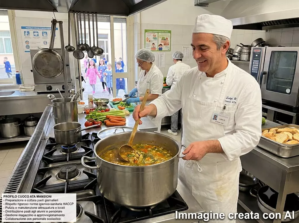 profilo cuoco ATA mansioni 2026