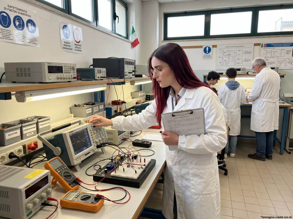 AR08 Assistente Tecnico Fisica: AT al lavoro in laboratorio