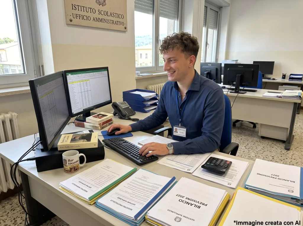 Assistente Amministrativo Facente Funzione DSGA al lavoro
