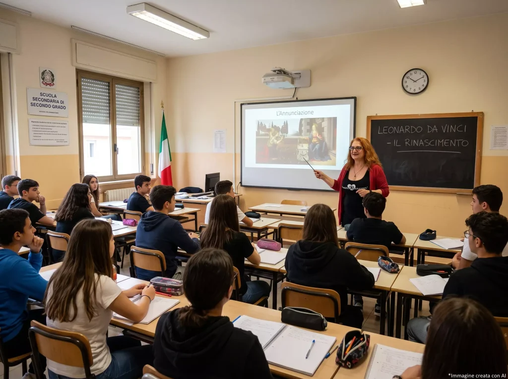 CertiCod Full: docente durante una lezione in classe