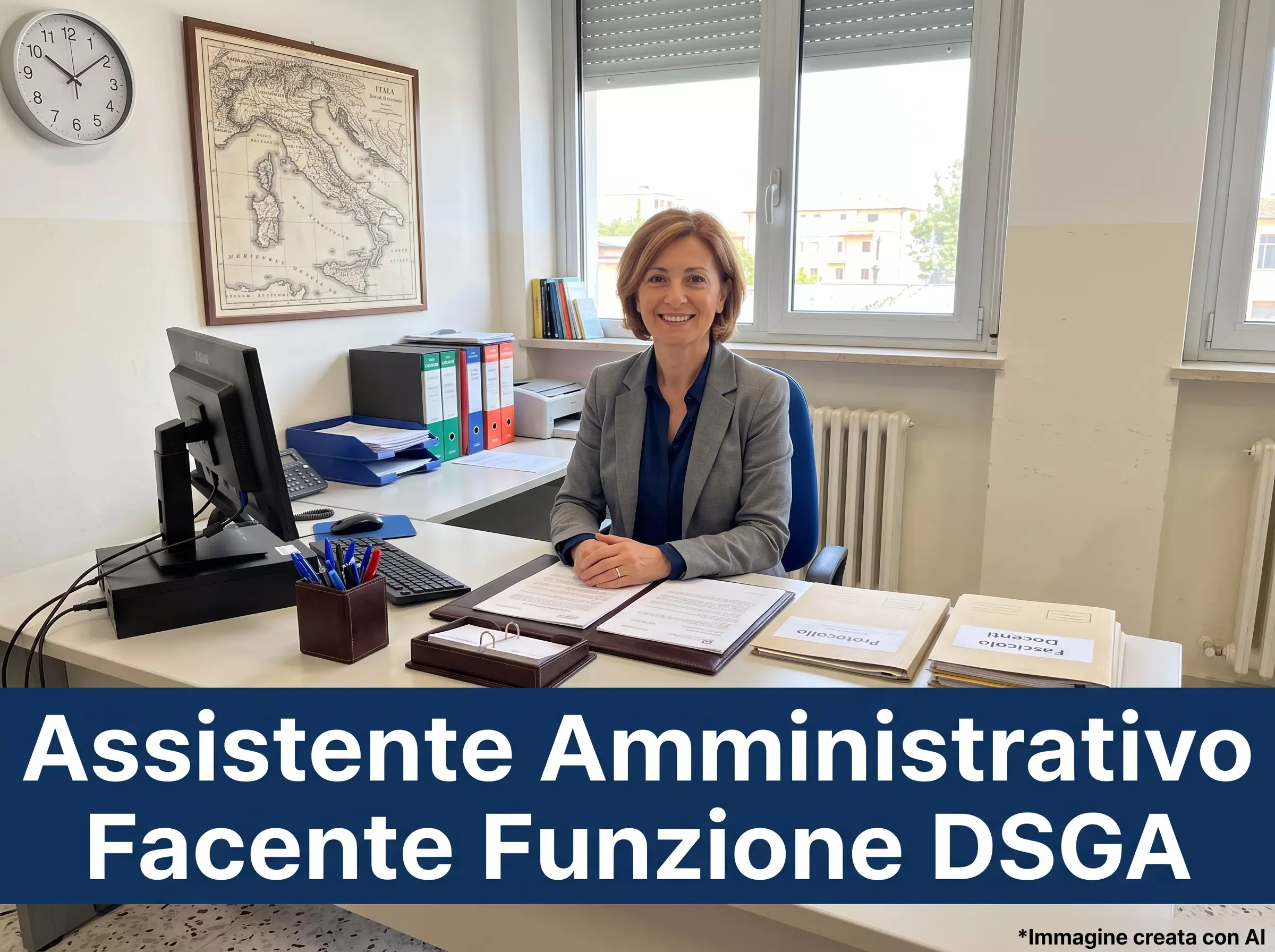 Assistente amministrativo facente funzioni DSGA in ufficio