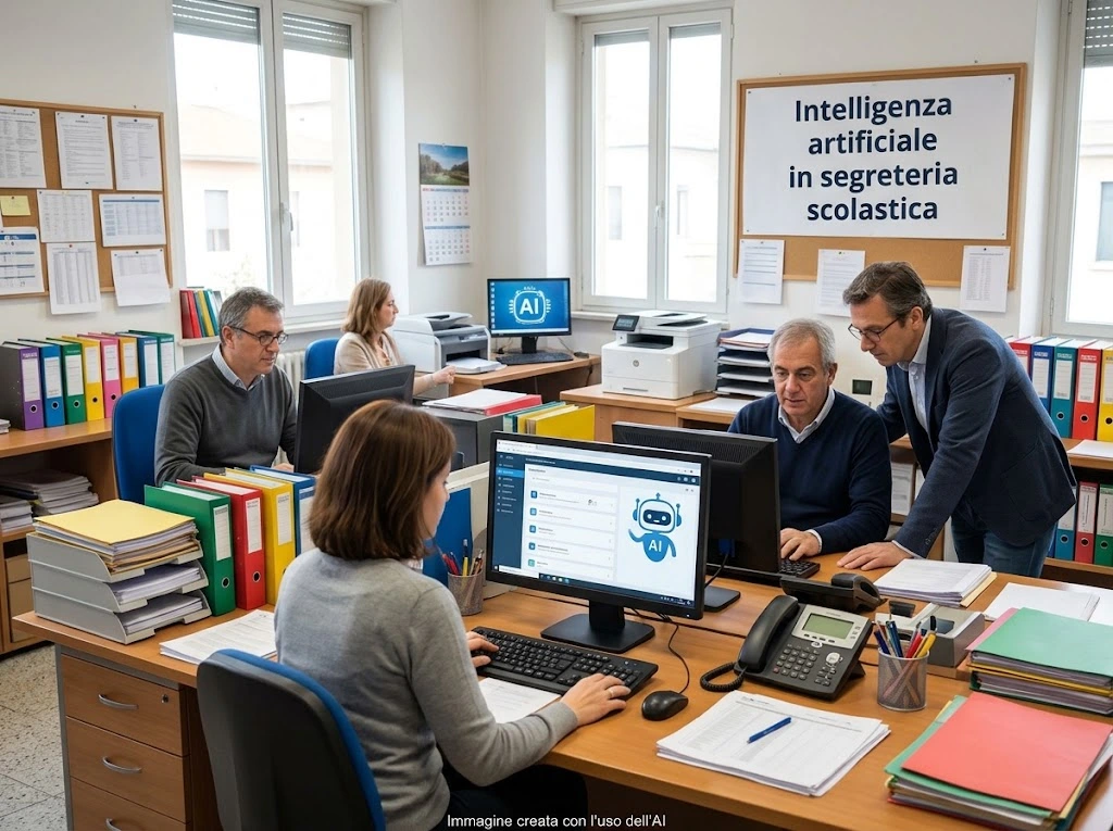 Intelligenza artificiale in segreteria scolastica